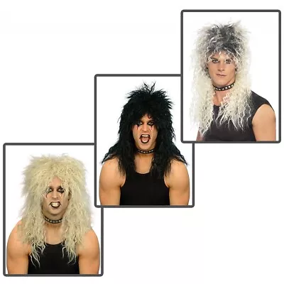 Hard Rocker Wig Costume Accessory Adult Halloween • $16.24