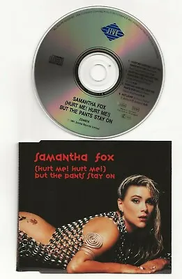 Samantha Fox Hurt Me! Hurt Me! 3 Versions 4-track Cd Single From Germany • £9.99