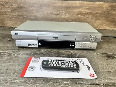 JVC Super VHS VCR SVHS Player Recorder HR-S3911U Silver W/Remote ~Tested • $129