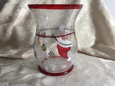 Yankee Candle “Festive Crackle” Large Jar Holder From USA • £36.99