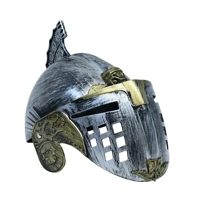 Medieval Knight Crusader Cage Helmet Costume Accessory Armor Warrior Headwear • $18.49