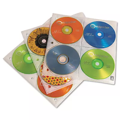 Case Logic Two-Sided CD Storage Sleeves For Ring Binder 25/Pack CDP200 • $28.59