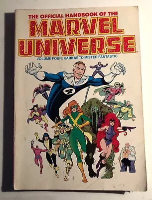The Official Handbook Of The Marvel Universe Volume #4 TPB 1987 • $9.95
