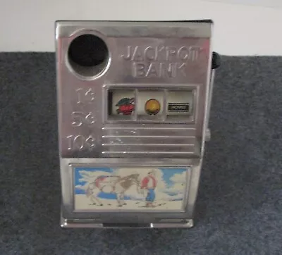 Bank Reno Slot Machine Metal Vintage • $28