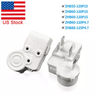 US - 4 Pin Refrigerator Over Load Protector Compressor PTC Starter Relay Parts • $13.01