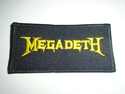 Megadeth Thrash Metal Iron On Embroidered Patch   • $6.29