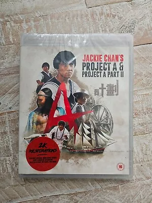 Project A - Part 1 & Part 2 - Blu-ray - New & Sealed - Jackie Chan - Eureka • £15