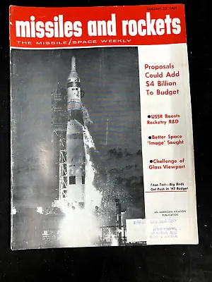 $24.99 • Buy Missiles And Rockets, The Missile/space Weekly Magazine, January 23, 1961