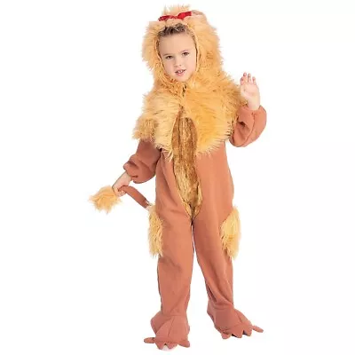 Cowardly Lion Costume Toddler Kids Wizard Of Oz Halloween Fancy Dress • $18.97