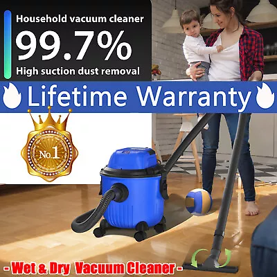 Heavy Duty 2000W Wet & Dry Vacuum Cleaner Heavy Duty Stainless Steel Tank Tub • £40.70