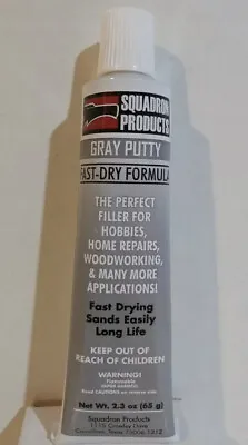 Two (2)Squadron Tools 20202 Gray Grey Putty Fast Dry Formula • $14.49