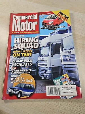 Commercial Motor Magazine September 2004 Trucks Vans Lorries • $1.25