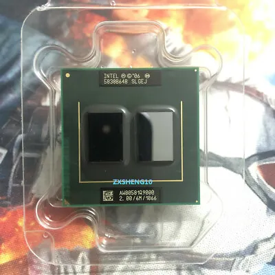 Intel Core 2 Quad Q9000 CPU Quad-Core SLGEJ 2.0GHz-6M-1066MHz Socket P Processor • $18.80