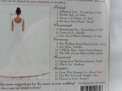 Instrumental Wedding Music A Day To Remember The O’Neill Brothers CD  • $4.99