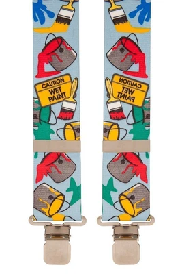 £17.49 • Buy Painter Work Trouser Braces | Wet Paint | X-Style | Heavy Duty Clips