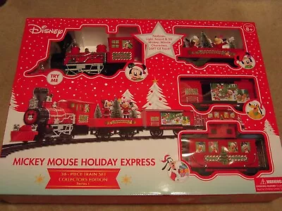 Disney Mickey Mouse Holiday Express Collectors Edition Train Set Series 1 NIB • $149