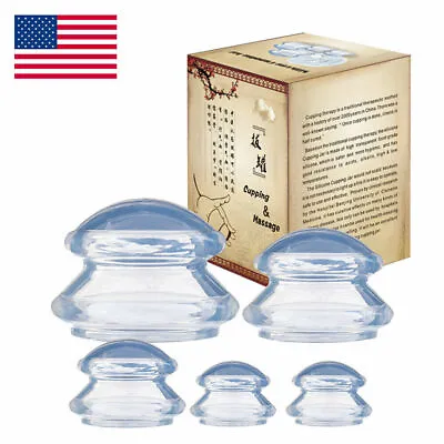 $16.05 • Buy 4-7 Cups Cupping Set Chinese Massage Medical Body Healthy Therapy Vacuum Suction