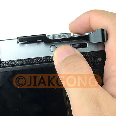 Black Thumb Up Grip For Fujifilm X-100T X-M1 X-30 X-A2 X-A1 • $7.10