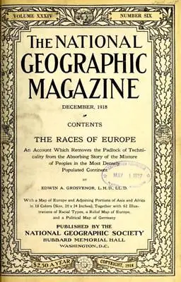 National Geographic Magazine (1888-1922) On Dvd - World Culture Photography Art • £4.85