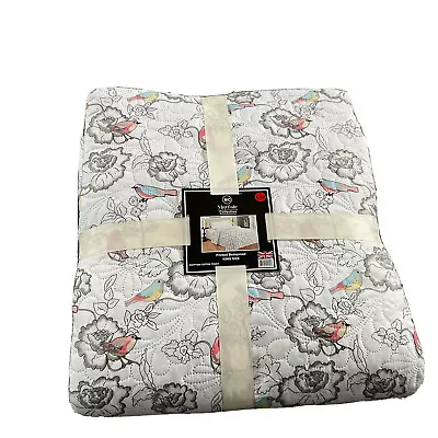 King Size Printed Bedspread CottonKing By Mayfair Egyptian Cotton Touch • £30