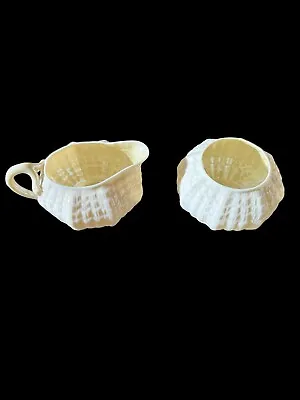 Vintage Belleek Sugar & Creamer Made In Ireland Never Used • $39.99