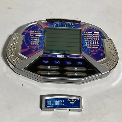 £9.32 • Buy Who Wants To Be A Millionaire Game Tiger Electronic Handheld  + Cartridge Tested