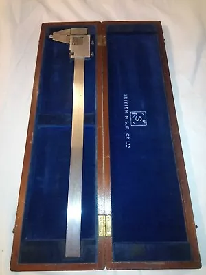 Vernier Caliper + Mahogany Box - Vintage - British NSF Co Ltd  • £10