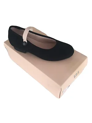 Character Shoes Kid Size 8 Bloch Accent RAD Syllabus Low Heel Black Canvas BNIB • £14