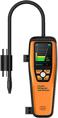 HVAC Refrigerant Leak Detector 10 Yrs Infrared Sensor Life Halogen Freon Sniffe • $269.99