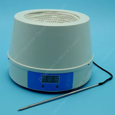 1000ml 300W Lab Heating Mantle Digital Display & Thermostat Controlled 120V/220V • $440.42