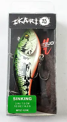 Matzuo MTZ12IKBBASS Ikari Shad 3  1/2 Oz Baby Bass Sinking Lipless Lure • $7.99