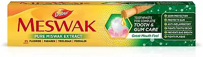 £3.99 • Buy Dabur Meswak Herbal Toothpaste Fluoride Free Miswak Extract