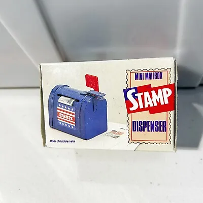 Vintage Metal Mini Mailbox Stamp Dispenser New In Box GiftCo Brand • $16.56