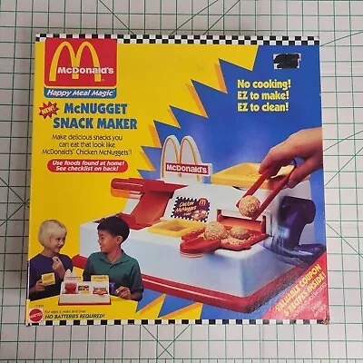 Vintage 1993 McDonalds Happy Meal Magic McNugget Snack Maker Mattel Sealed New • $174.99