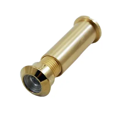 £3.29 • Buy Brass Door Viewer Spy Hole 160 Degree View Locks Home Security