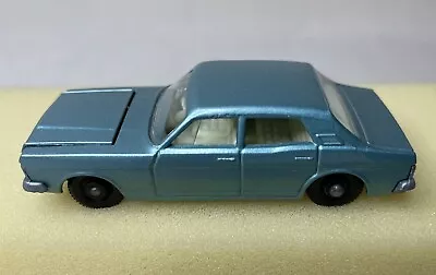 Vintage 1968 Lesney Matchbox 53-C FORD ZODIAC MK. IV (silver-blue) NMT • $1.99