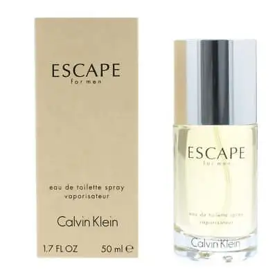 Calvin Klein Escape For Men 50ml Edt Spray - New Boxed & Sealed - Free P&p - Uk • £28.95