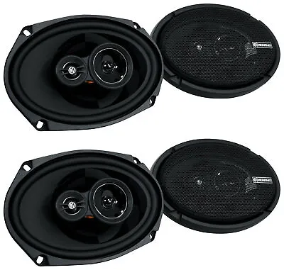 (4) Memphis Audio PRX6903 6x9  3-Way Car Audio Speakers W/Swivel Tweeter • $197.95