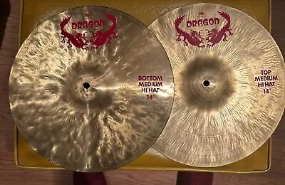 Meinl Dragon Hi Hats Cymbals Vintage  • $400