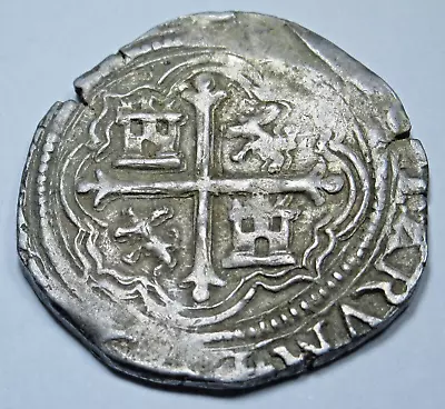 1500's Philip II Mexico Silver 1 Reales Genuine Spanish Colonial Pirate Cob Coin • $429.95