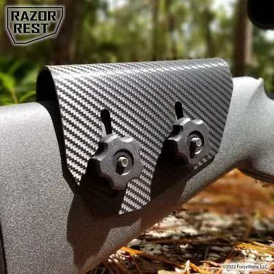 Top Carbon Fiber Cheek Riser RAZOR REST Cheek Rest Tactical Kydex Rifle Stock • $42.95