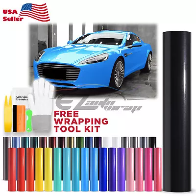 Premium Super Gloss Metallic Vinyl Car Wrap Sticker Decal Bubble Free Sheet Film • $400