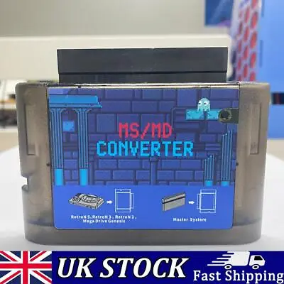 MS To MD Game Burner Card Game Video Cassette For Master System For Megedrive • £10.99