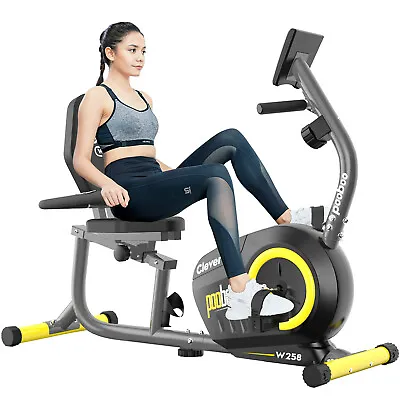 Recumbent Exercise Bike Cardio Elliptical Stationary Bicycle Exercise Machine • $236.99