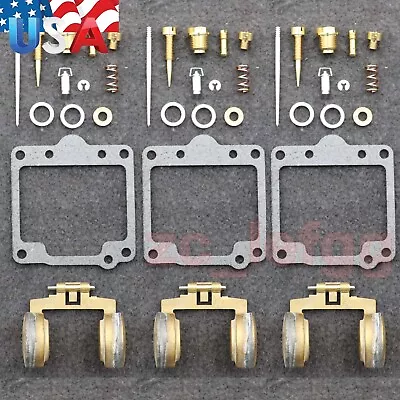 3 X Carburetor Carb Repair Kit & Float Fit For 1978-1979 XS750 XS 750 • $38.15