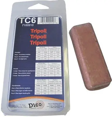 New Dico 7100910 Usa Made Tripoli Metal Aluminum Copper Buffing Compound 1385046 • $2.99