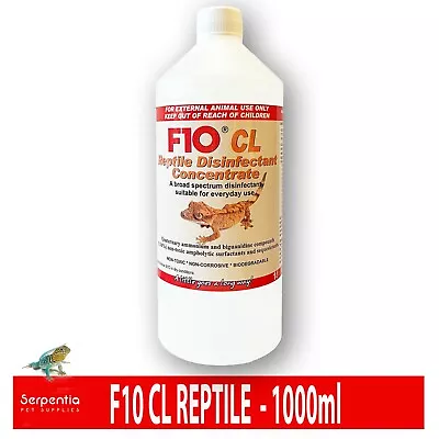 F10 CL Reptile Disinfectant Concentrate 1 Litre | Vivarium Cleaning • £22.99