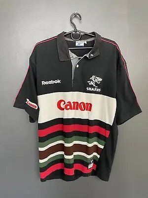 £95.99 • Buy Natal Sharks 1999/2000 South Africa Rugby Union Shirt Jersey Reebok S