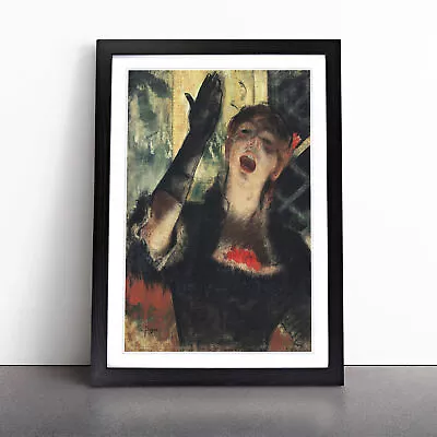 Cafe Singer By Edgar Degas Wall Art Print Framed Canvas Picture Poster Decor • £14.95