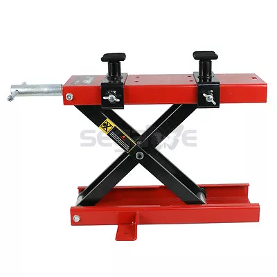 Motorcycle Dirt Bike ATV Scissor Center Jack Lift Scooter Crank Stand 1100 LB  • $35.59